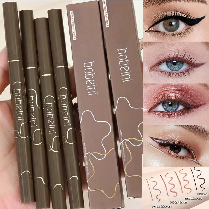 Waterproof Liquid Eyeliner Pen - スリムアイライナーは防水性と耐汗性があり、長持ちし、汚れにくいので初心者にも適しています。
