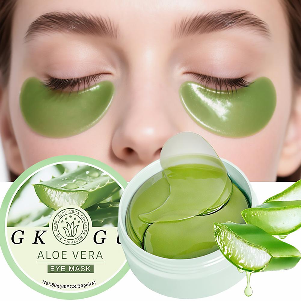 Collagen Under Eye Patches - コラーゲンレチノールコーヒー アロエベラ アボカド クリスタルアイマスク 保湿栄養アイパッチ リフト＆ハリ肌