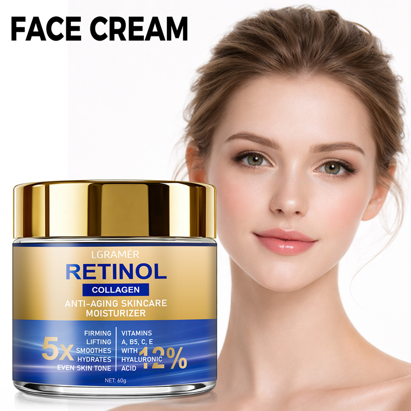 Retinol Anti Wrinkle Cream - レチノールフェイスクリーム保湿しわ除去剤コラーゲンヒアルロン酸クリーム 30 グラム/60 グラムスキンケア化粧品女性 & 男性用