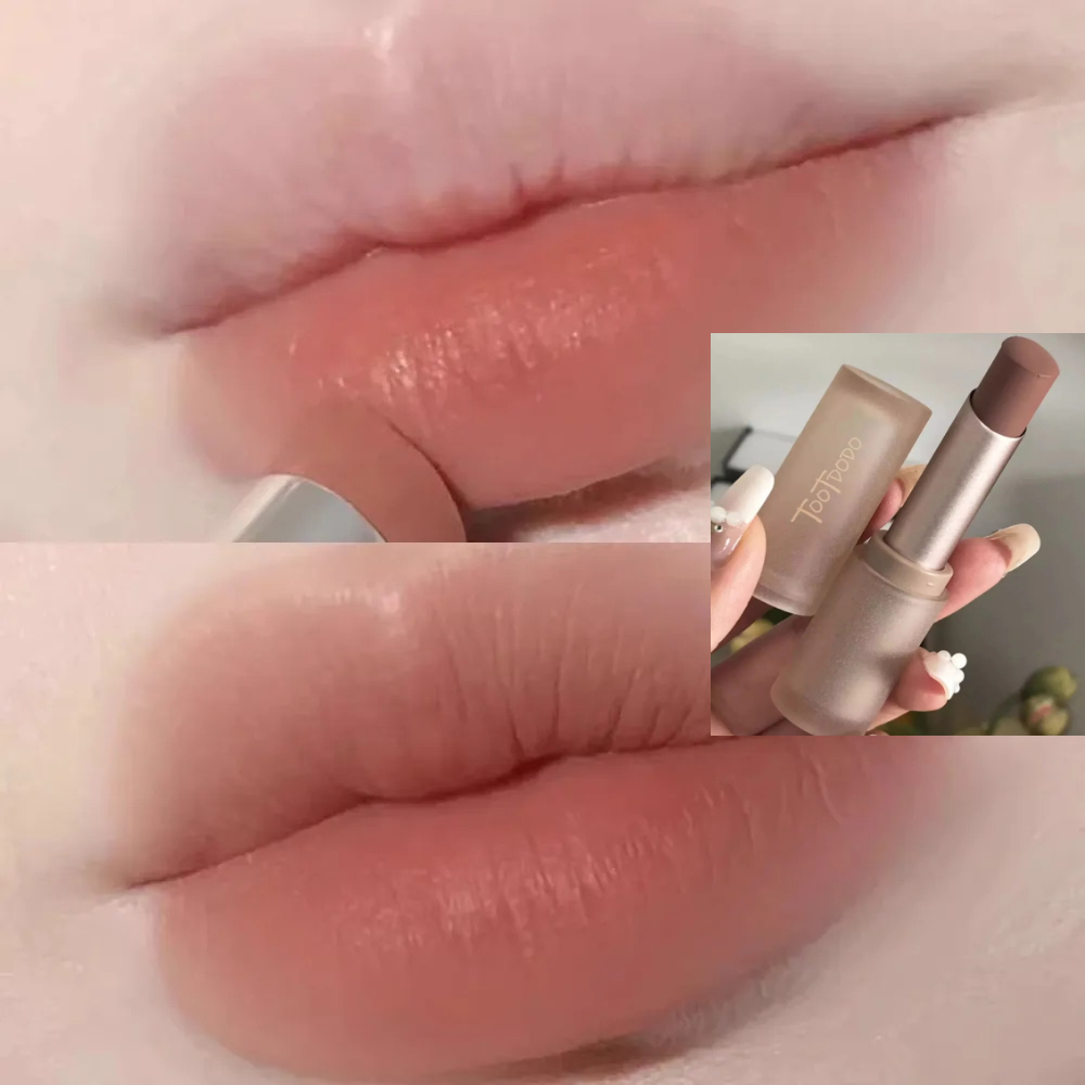 Matte Velvet Lip Tint Long Lasting - ベルベットマット口紅保湿リップティントノンスティックカップリップグロス口紅化粧品メイクアップ防水持続ヌードアプリコット