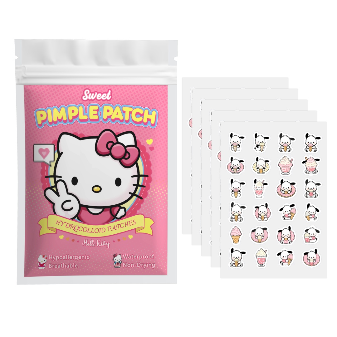48/120個入り ハローキティ ニキビパッチ、顔用ニキビパ - Hydrocolloid Pimple Patch のレビューと価格