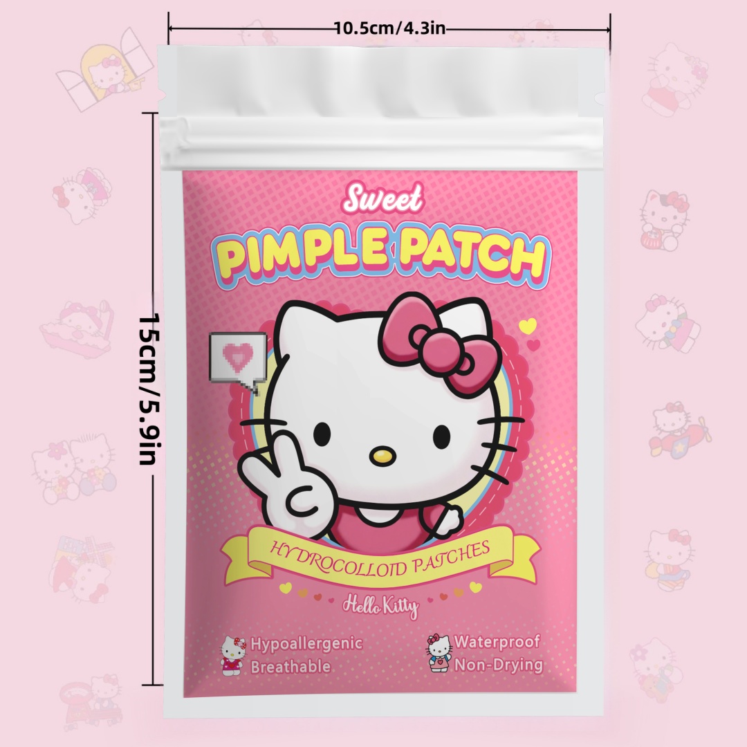 48/120個入り ハローキティ ニキビパッチ、顔用ニキビパ - Hydrocolloid Pimple Patch のレビューと価格