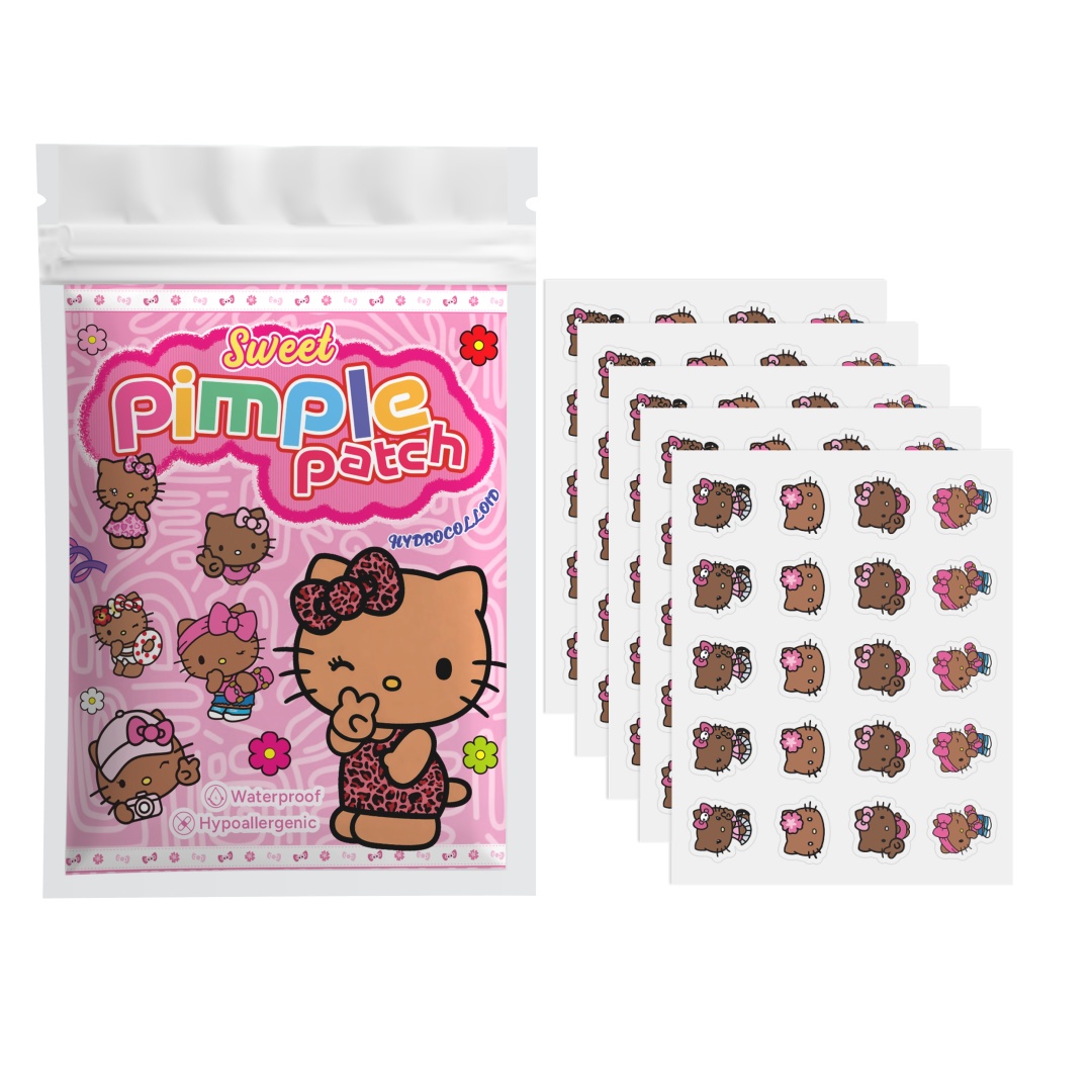 100枚入り ハローキティ ニキビパッチ、顔用ニキビパッチ、 - Hydrocolloid Pimple Patch のレビューと価格