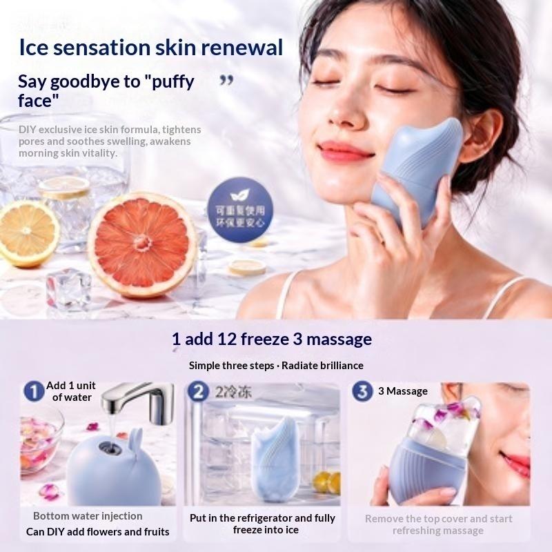 {+} フェイス＆アイ用アイスローラー、シリコン製アイスモー - Face Ice Roller Puffiness のレビューと価格