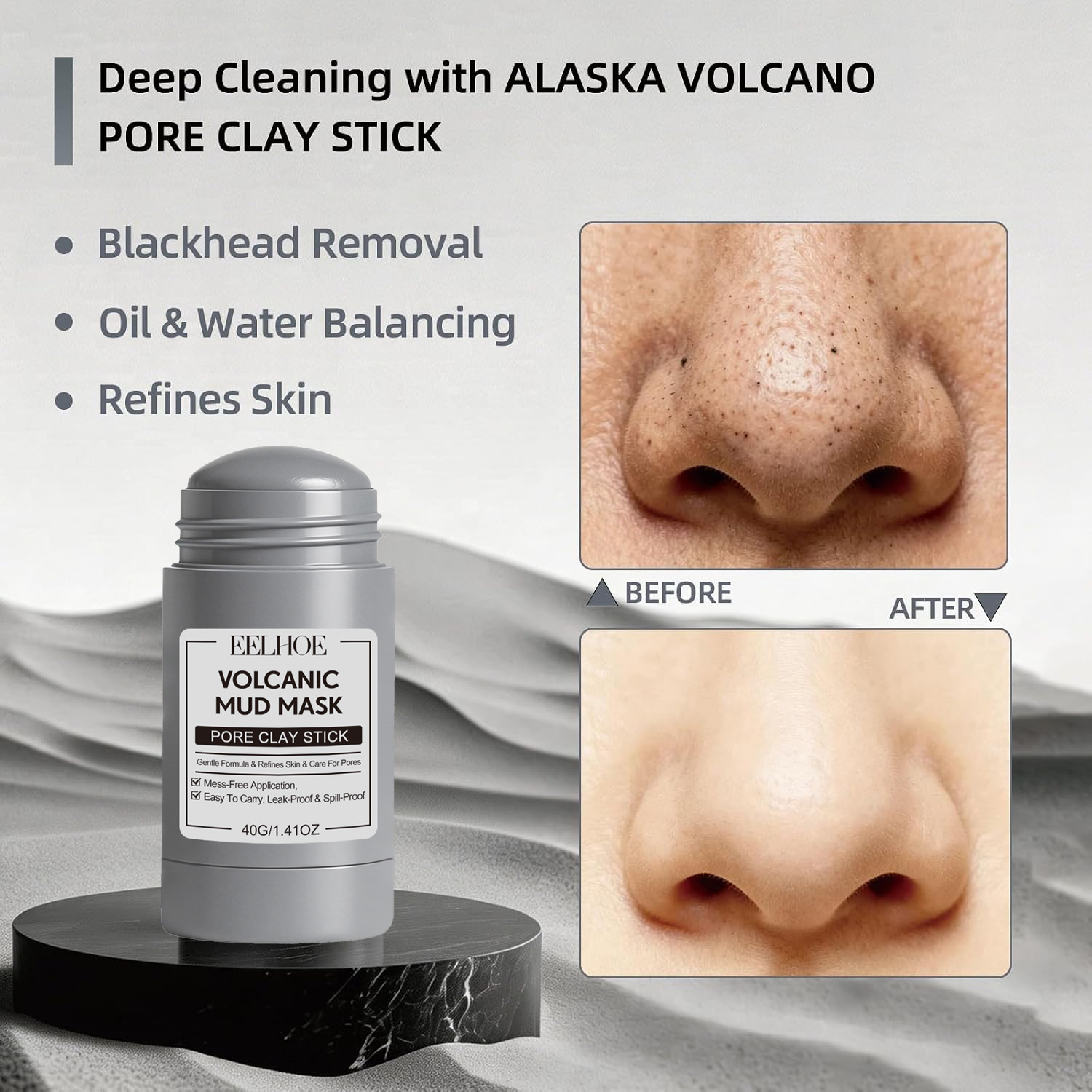アラスカ火山＆グリーンティー ディープポア クレンジングマス - Green Tea Cleansing Clay Mask のレビューと価格