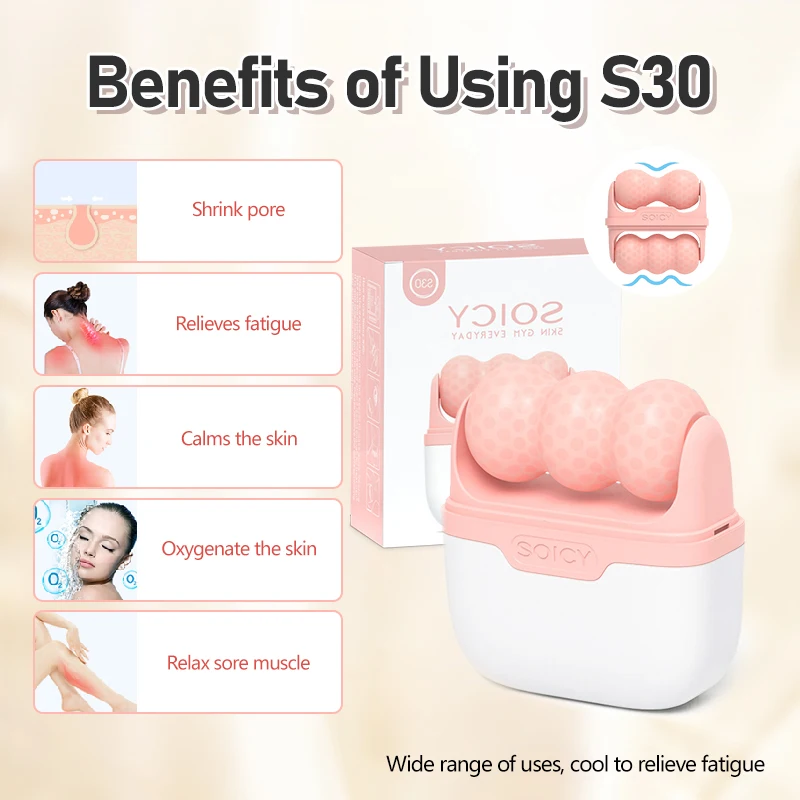 2-in-1ベイカクスアイローラー（顔と目の緩和用）目のむく - Face Ice Roller Puffiness のレビューと価格