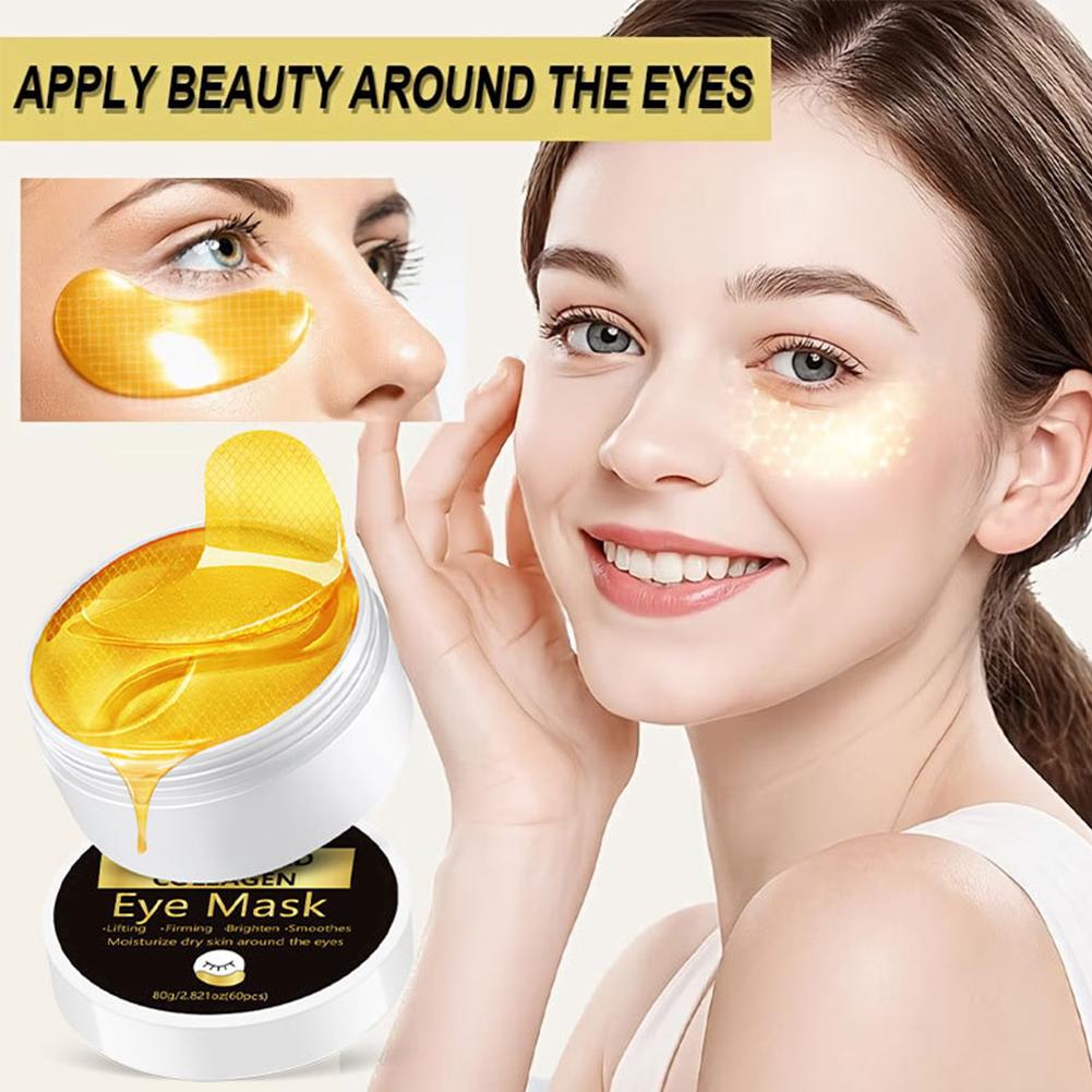 レチノールコラーゲンゴールドジェルアイマスクパッチ、保湿効果 - Collagen Under Eye Patches のレビューと価格