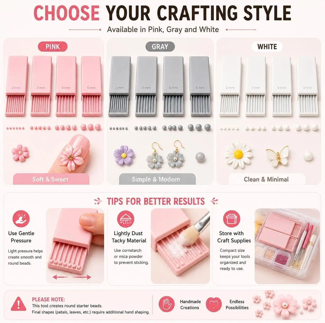 4個入り 3Dプリントクレイジェルボールメーカーツール、3D - Nail Art のレビューと価格