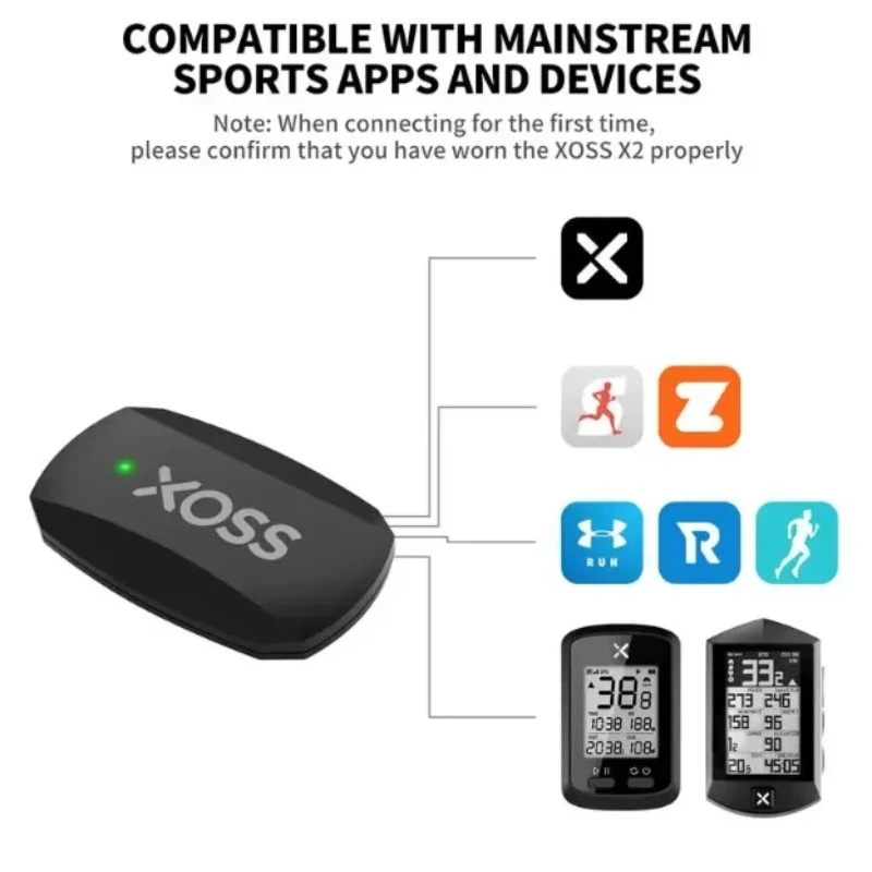 XOSS X2 チェストストラップ心拍センサー HRM モニ - Health Monitors のレビューと価格