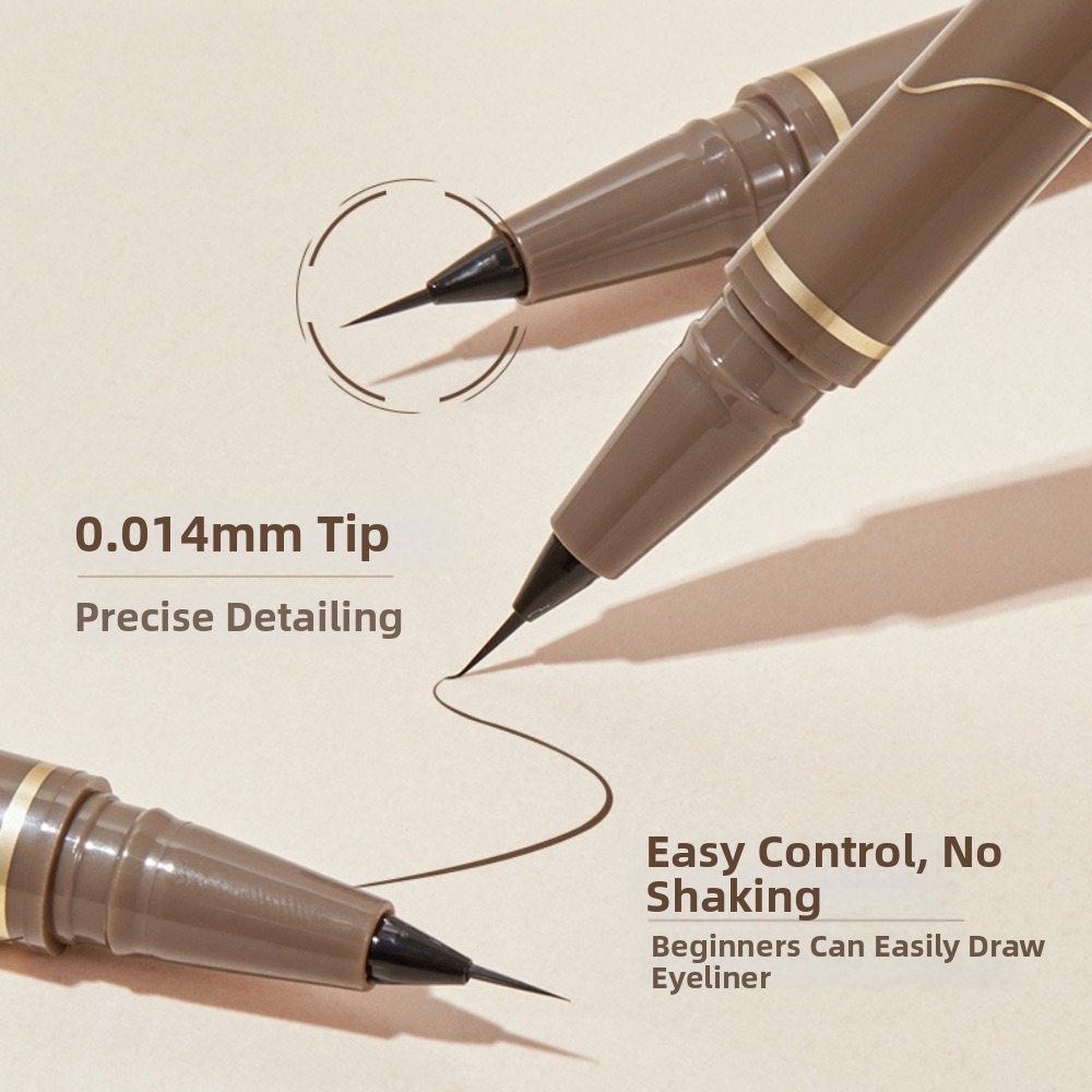 耐久性のある超スリムリキッドアイライナー、速乾性、防水性、長 - Waterproof Liquid Eyeliner Pen のレビューと価格