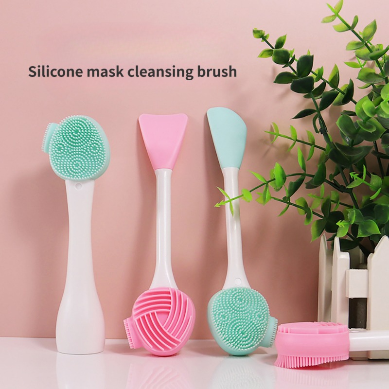 1PC 多目的クレンジングブラシフェイシャルマスクスパチュラ - Silicone Face Scrubber Electric のレビューと価格