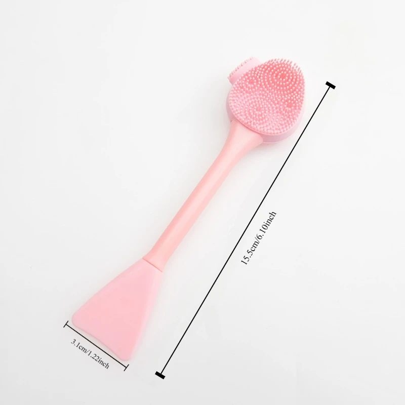 1PC 多目的クレンジングブラシフェイシャルマスクスパチュラ - Silicone Face Scrubber Electric のレビューと価格