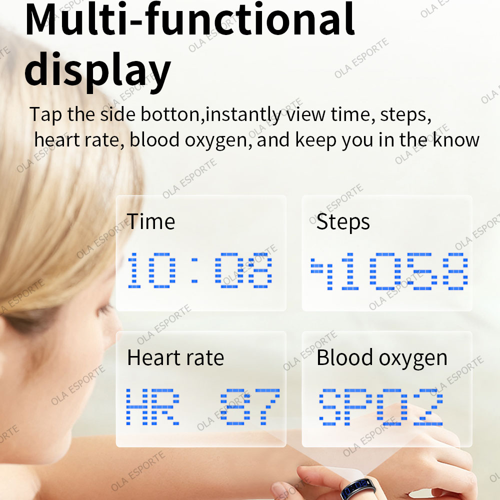 スマートリング ディスプレイ画面 タッチ式着信通知 タスビー - Health Monitors のレビューと価格