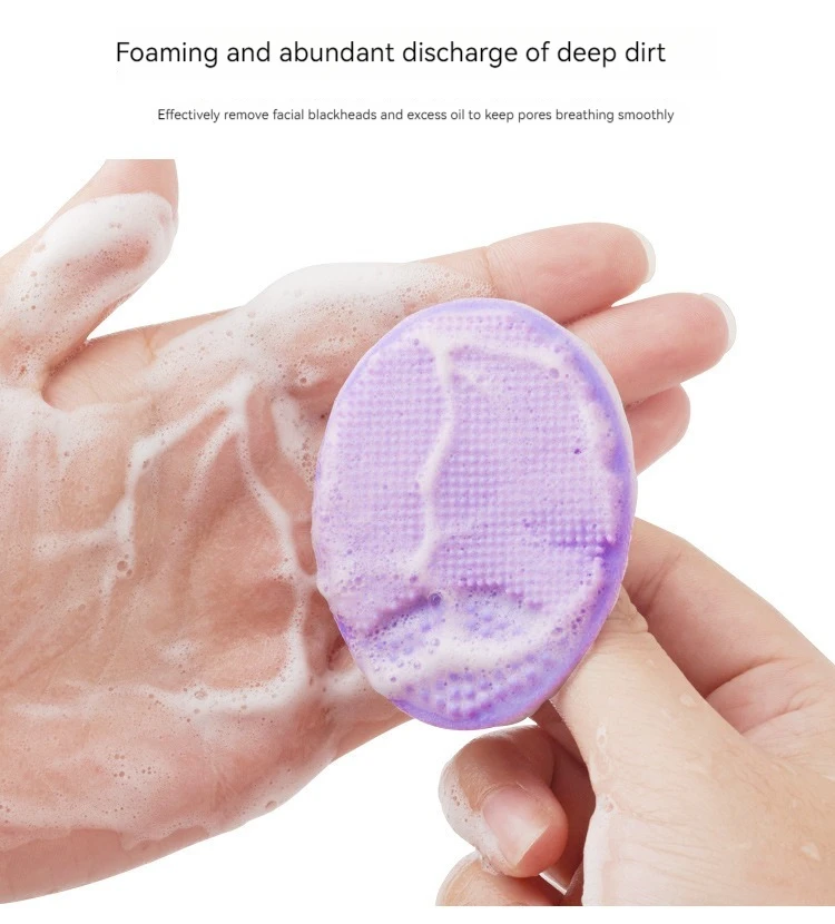 シリコン洗顔ブラシ、角質除去、黒ずみ除去、ニキビケア、ディー - Silicone Face Scrubber Electric のレビューと価格