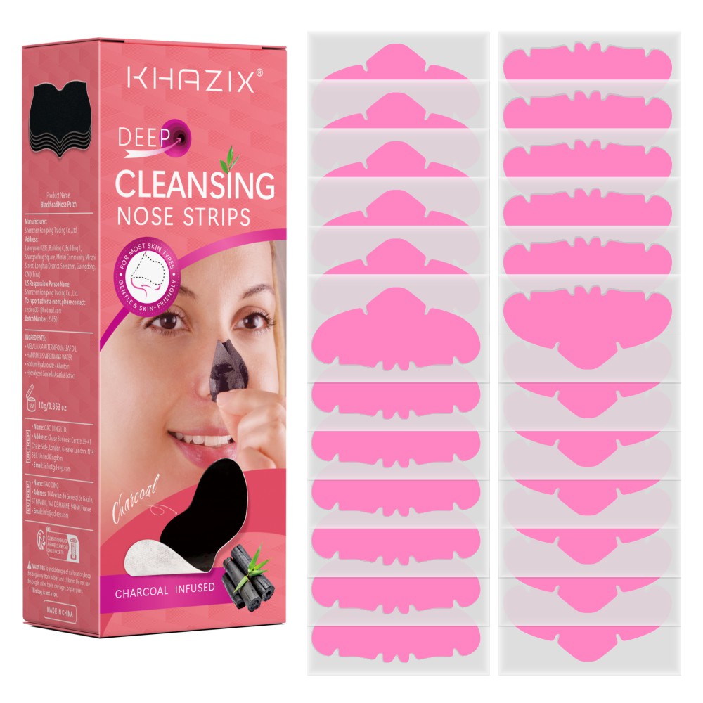 10/25/50 個ピンクハイドロコロイドノーズストリップ、 - Salicylic Acid Blackhead Remover のレビューと価格