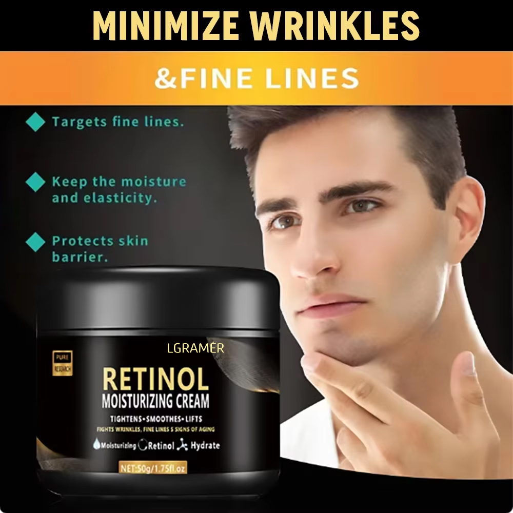 メンズレチノールフェイスモイスチャライザー保湿レチノールクリ - Retinol Anti Wrinkle Cream のレビューと価格