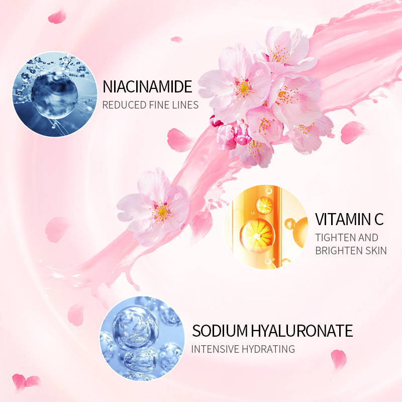 LAIKOU 桜血清とコラーゲンフェイスクリーム桜エッセンス - Niacinamide Pore Shrinking Essence のレビューと価格
