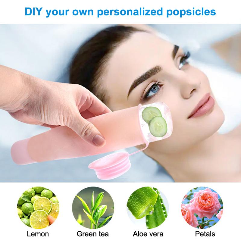 1個入りシリコン製キューブトレイ型アイスローラー、顔用冷却器 - Face Ice Roller Puffiness のレビューと価格