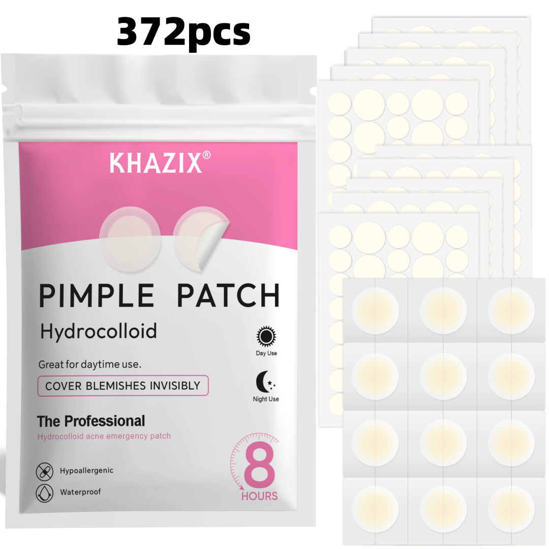 372枚入りハイドロコロイドニキビパッチ、ハイドロコロイドス - Hydrocolloid Pimple Patch のレビューと価格