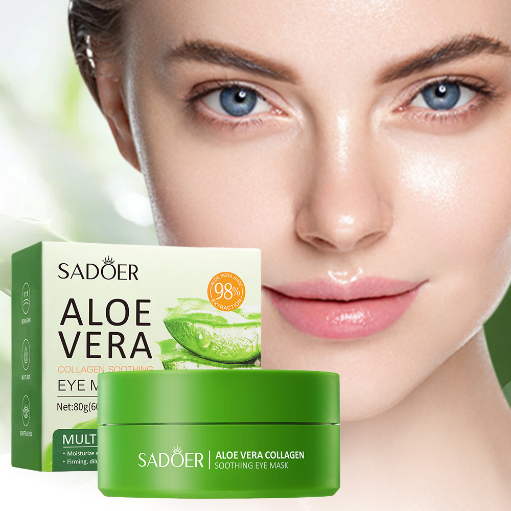 サドアー アロエベラ コラーゲン スージング アイマスク 6 - Collagen Under Eye Patches のレビューと価格