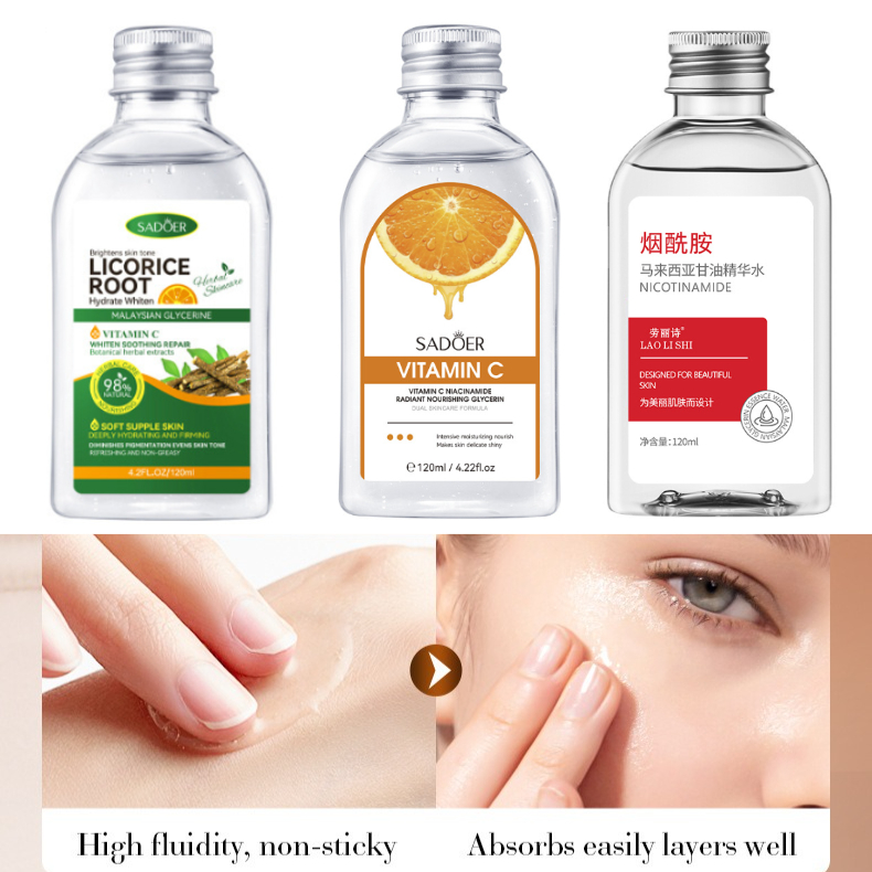 VCナイアシンアミド美白栄養グリセリン甘草根フェイスエッセン - Niacinamide Pore Shrinking Essence のレビューと価格