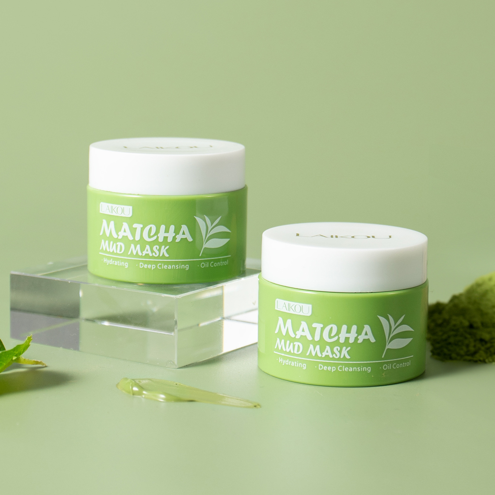 LAIKOU 抹茶グリーンティークレイマスク 25g ディー - Green Tea Cleansing Clay Mask のレビューと価格
