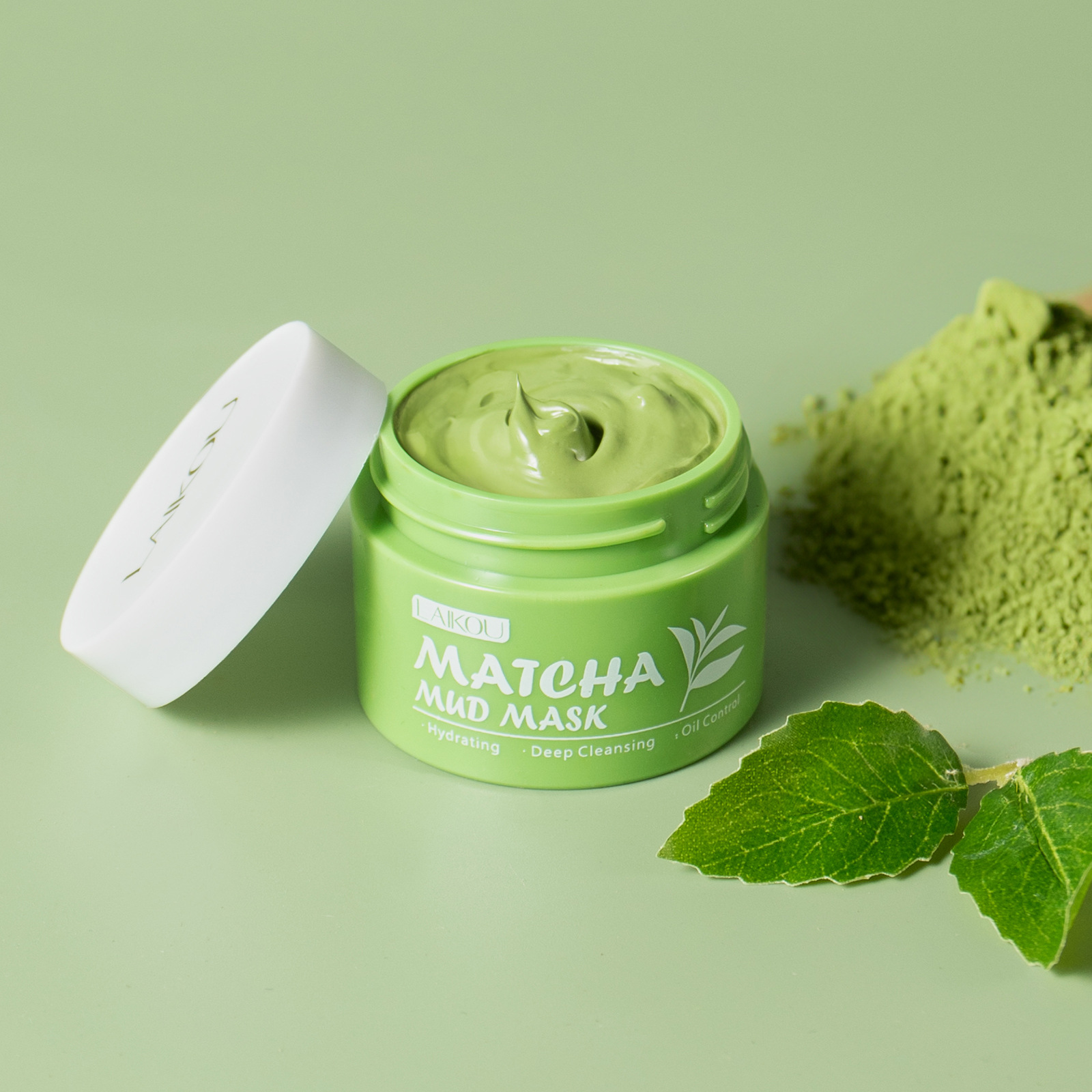 LAIKOU 抹茶グリーンティークレイマスク 25g ディー - Green Tea Cleansing Clay Mask のレビューと価格