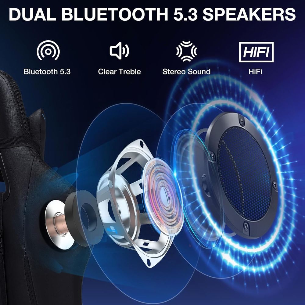 BluetoothスピーカーとLEDライト付きRGBゲーミン - Massage のレビューと価格