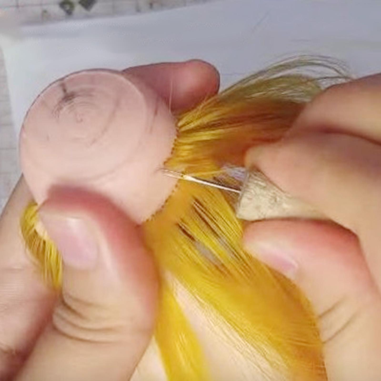 子供用ドールヘア植毛ホルダー ステンレス製フェルトツール カ - Hair Care のレビューと価格