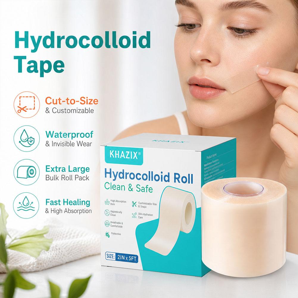 1ロール ハイドロコロイドニキビパッチロール DIY カット - Hydrocolloid Pimple Patch のレビューと価格