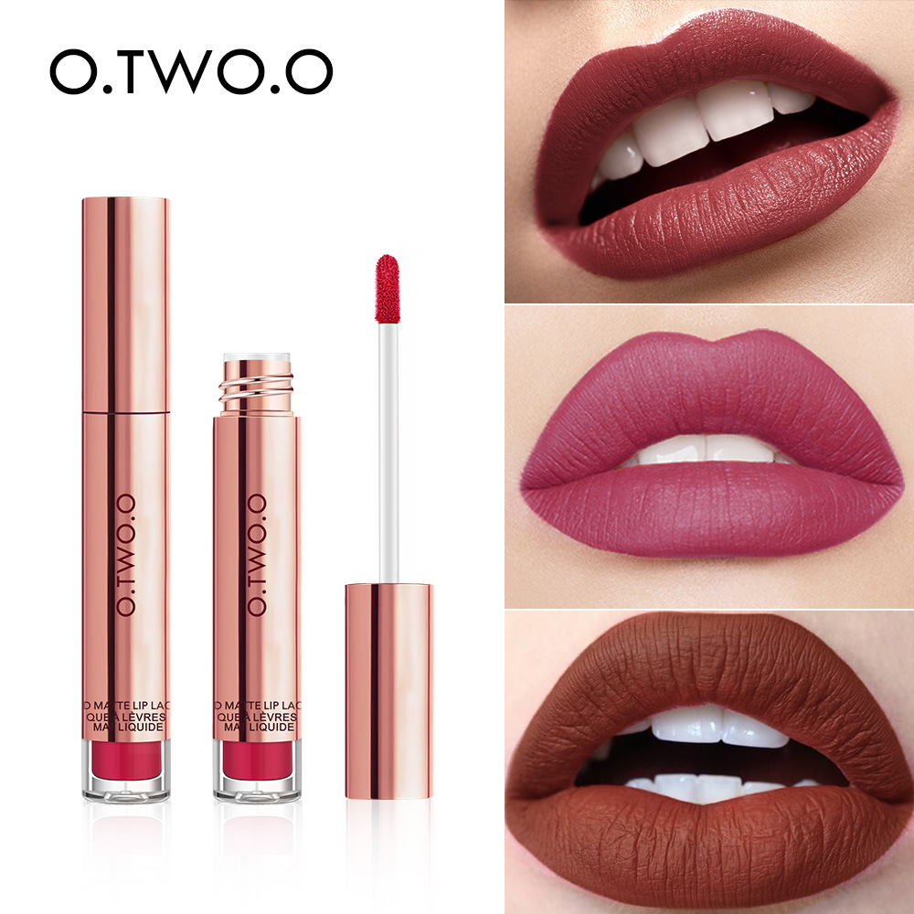O.tw o.o-マットな口紅、長持ち、防水、24時間のベル - Matte Velvet Lip Tint Long Lasting のレビューと価格