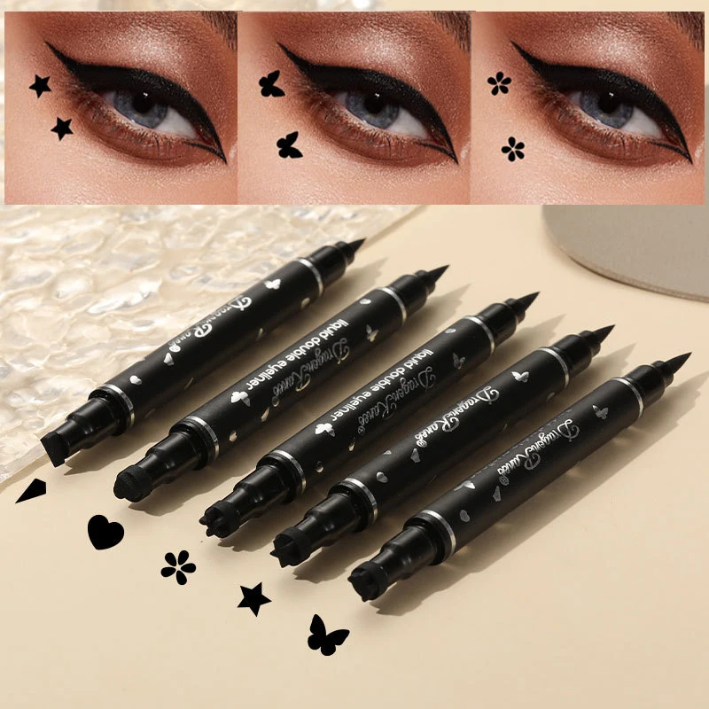 バタフライアイライナーペン,スター,ムーン,スタンプ,長持ち - Waterproof Liquid Eyeliner Pen のレビューと価格