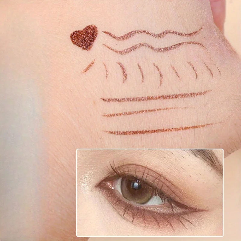ブラウンアイライナーペンシル防水長持ちブルーブラックブラウン - Waterproof Liquid Eyeliner Pen のレビューと価格