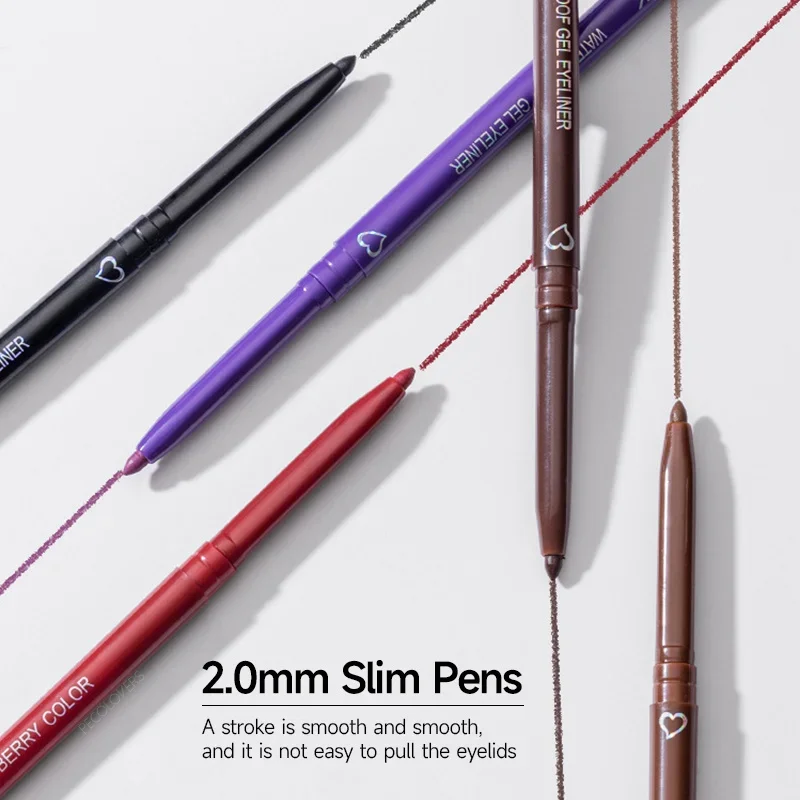 ブラウンアイライナーペンシル防水長持ちブルーブラックブラウン - Waterproof Liquid Eyeliner Pen のレビューと価格