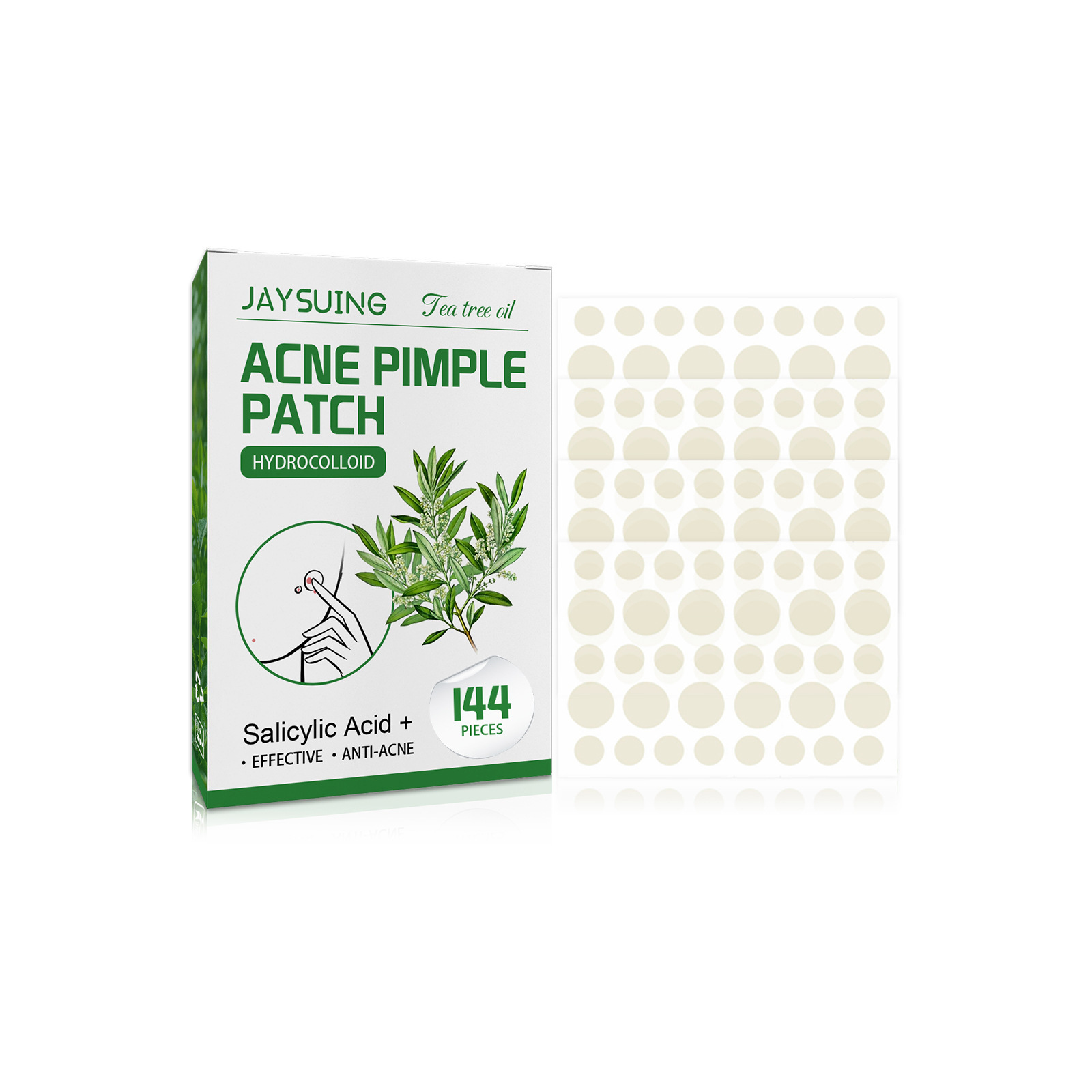 ハイドロコロイドニキビパッチ - 膿や油を吸収し、赤みを軽減 - Hydrocolloid Pimple Patch のレビューと価格