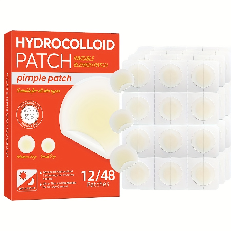 48 個のハイドロコロイドニキビパッチは目に見えないカバー力 - Hydrocolloid Pimple Patch のレビューと価格