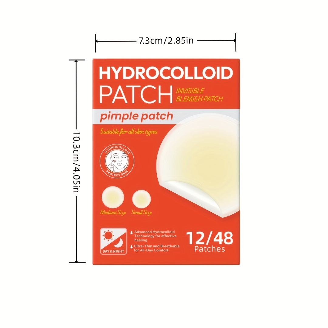 48 個のハイドロコロイドニキビパッチは目に見えないカバー力 - Hydrocolloid Pimple Patch のレビューと価格