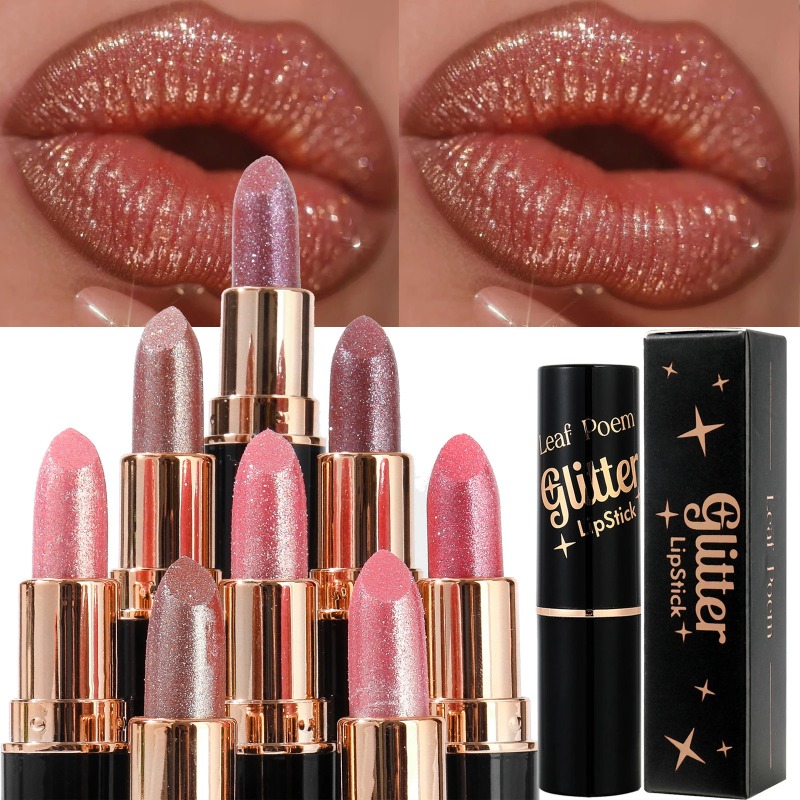 メタリックグリッター口紅ダイヤモンド眩しい防水セクシーなリッ - Matte Velvet Lip Tint Long Lasting のレビューと価格