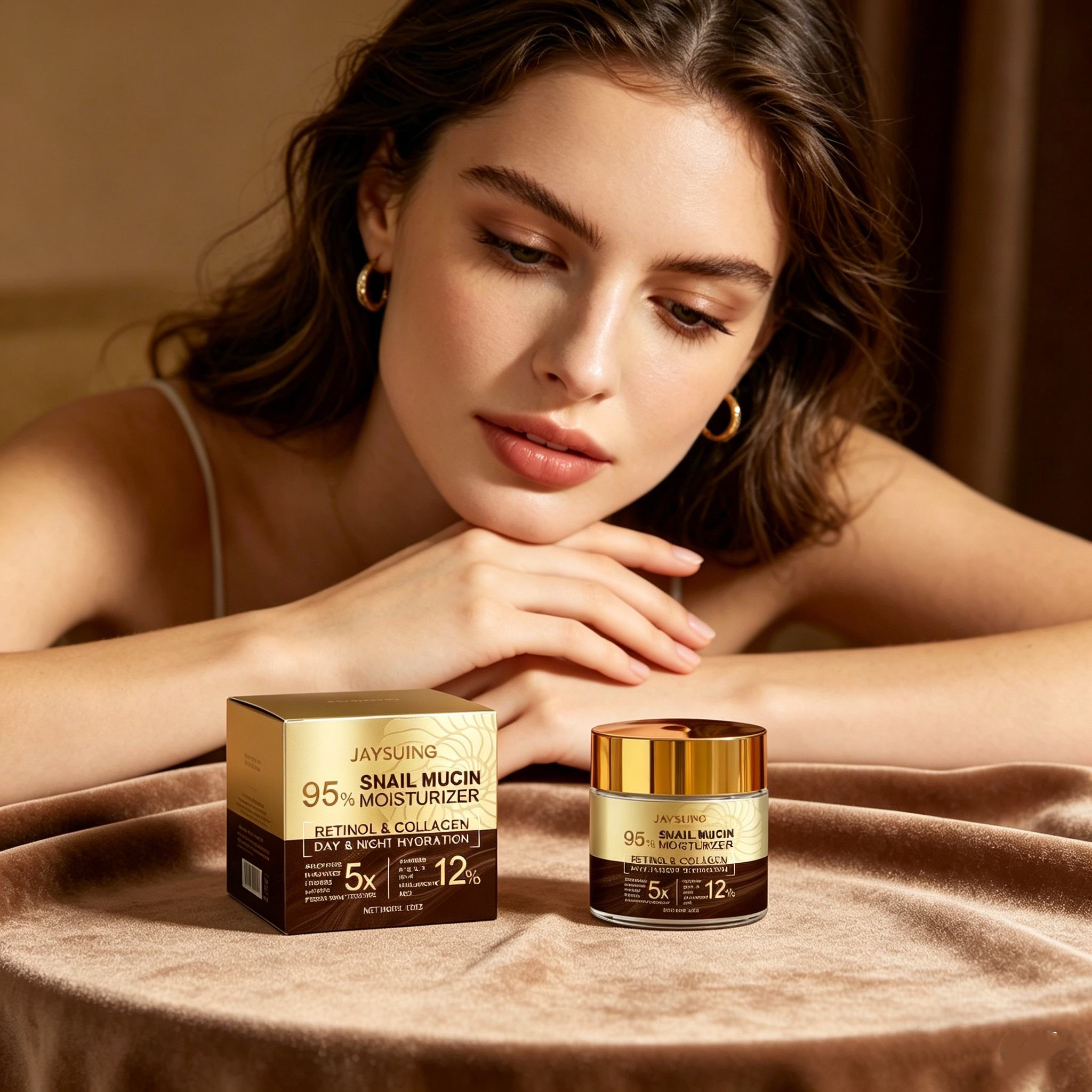 カタツムリ粘液95%配合 モイスチャライザー コラーゲン配合 - Retinol Anti Wrinkle Cream のレビューと価格