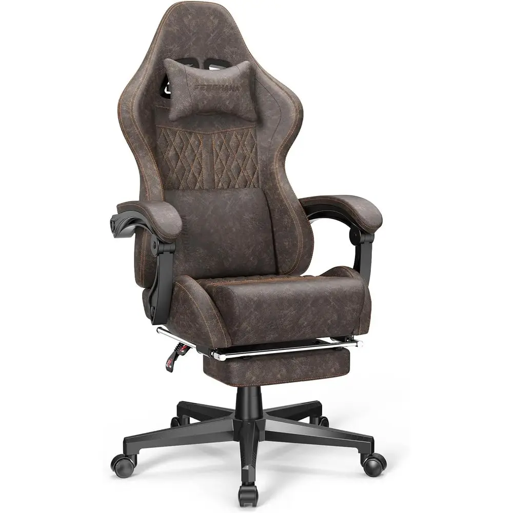 人間工学に基づいたハイバックゲーミングチェア、マッサージ機能 - Massage のレビューと価格
