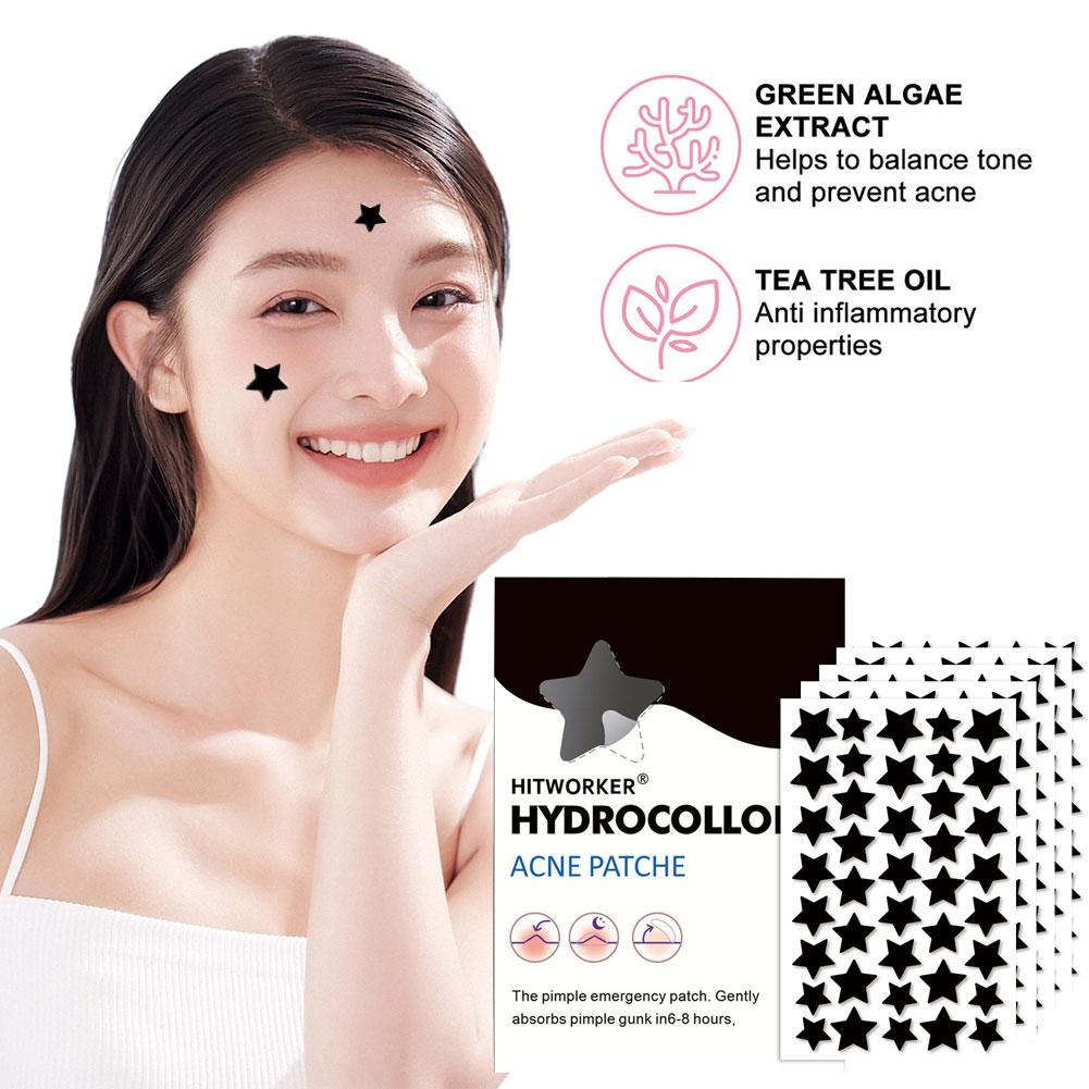 200/400枚入り ブラックスター ハイドロコロイドニキビ - Hydrocolloid Pimple Patch のレビューと価格