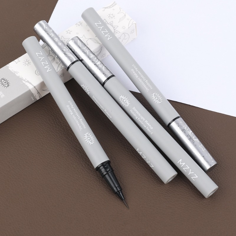 超極細眉ペンシルアウトラインシャドウ嘘カイコアイライナー防水 - Waterproof Liquid Eyeliner Pen のレビューと価格