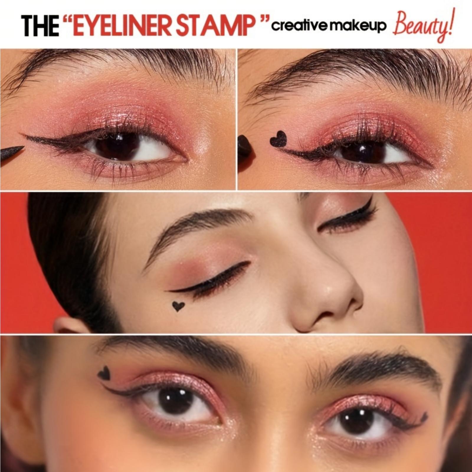 ダブルヘッド リキッド アイライナー ペン スタンプ付き ナ - Waterproof Liquid Eyeliner Pen のレビューと価格
