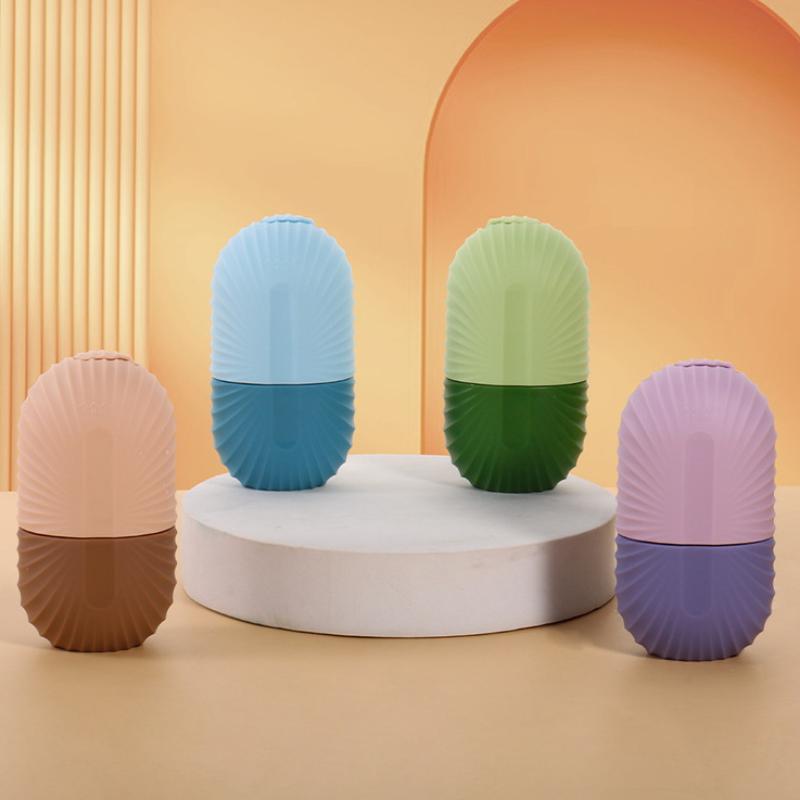 シリコーン製氷型 1 個シェルパターンフェイスアイスローラー - Face Ice Roller Puffiness のレビューと価格