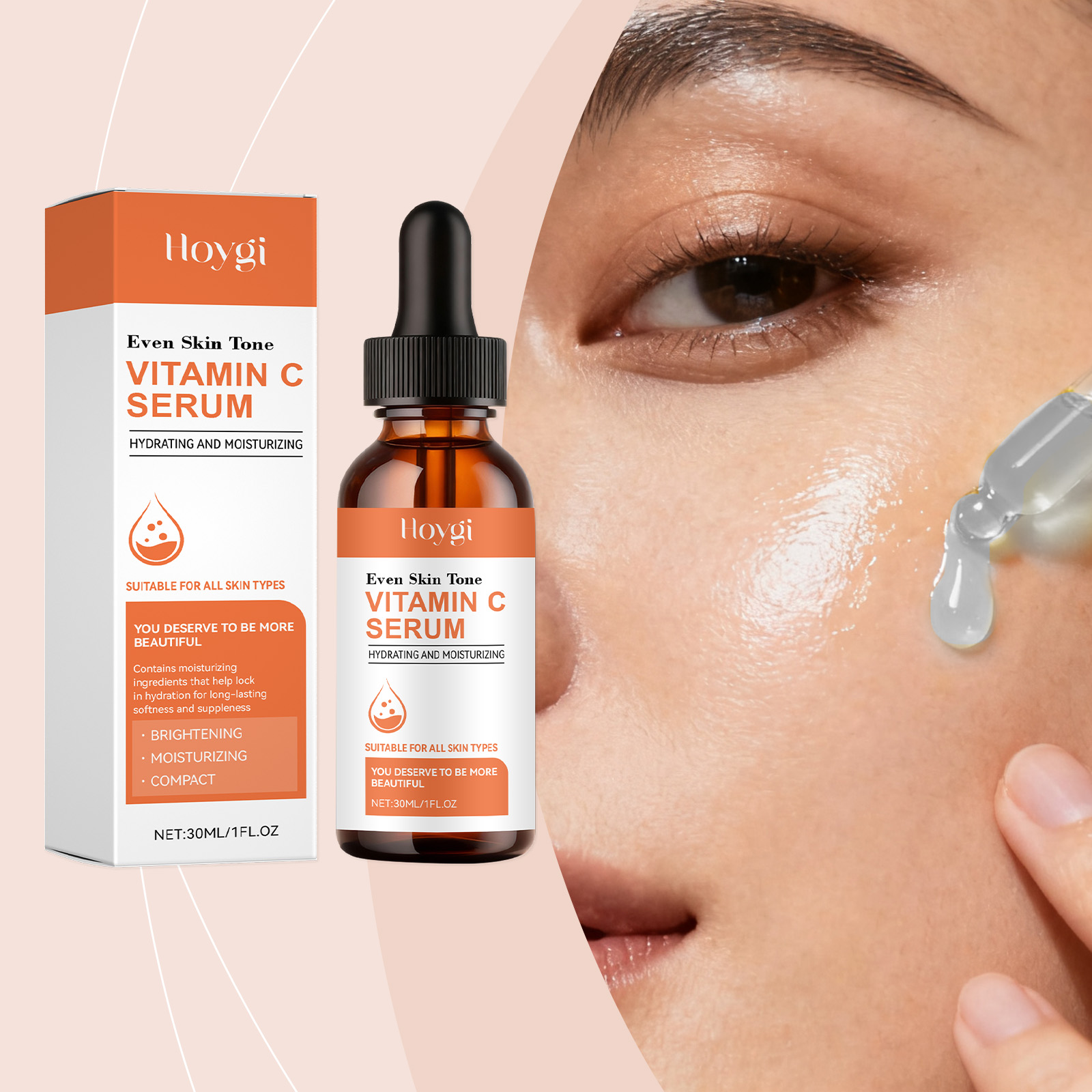 ビタミンC美容液（顔用）ヒアルロン酸配合、美白、シミ対策、ア - Hyaluronic Acid Facial Serum のレビューと価格
