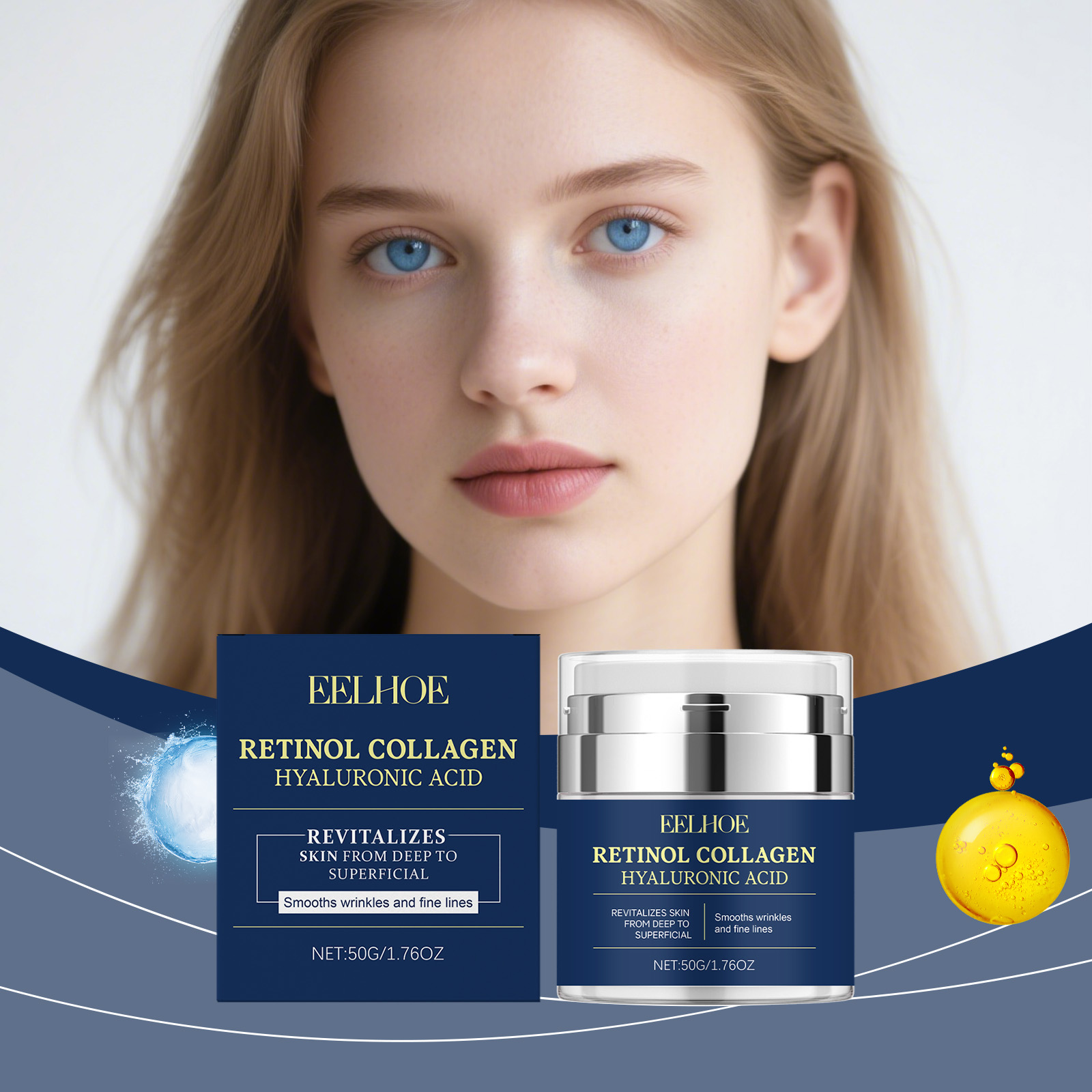EELHOE レチノールコラーゲンクリーム しわ除去 細かい - Retinol Anti Wrinkle Cream のレビューと価格