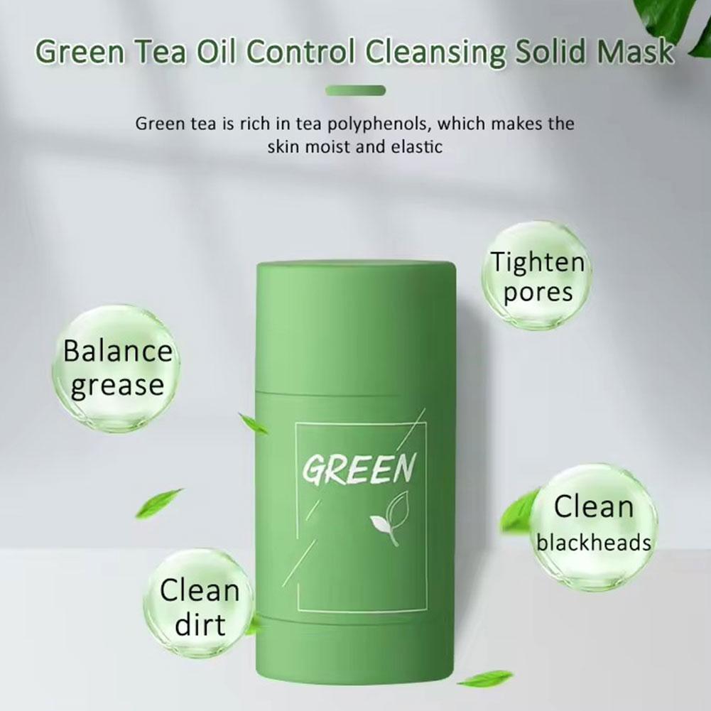 顔用緑茶粘土スティック,1ピース,3ピース,にきび抽出物,フ - Green Tea Cleansing Clay Mask のレビューと価格