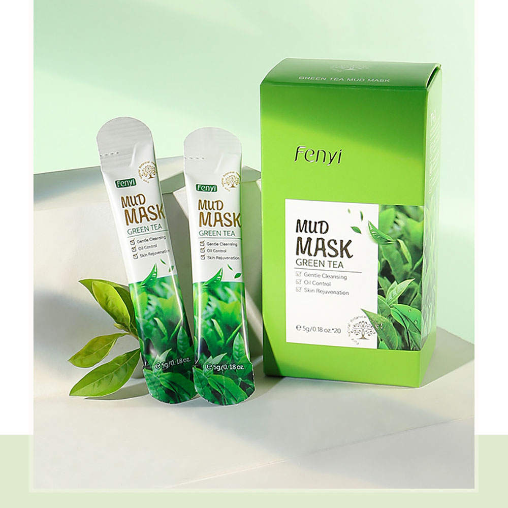 フェニーグリーンティークレイマスク 5g×20個入りボックス - Green Tea Cleansing Clay Mask のレビューと価格